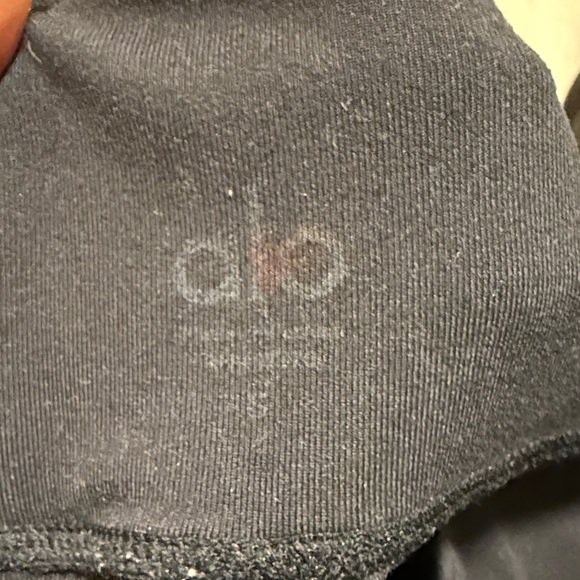 ALO BLACK 7/8 HIGH WAISTED LEGGINGS, SIZE S - Picture 5 of 5